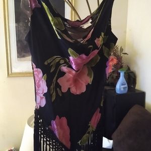 Beautiful Fringe tank top blouse